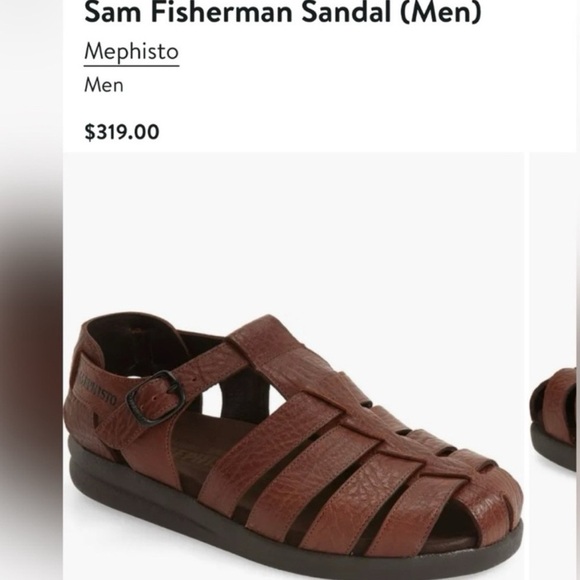 Mephisto Sam Fisherman Sandals Men's Tan
Leather $319 Size 13 - Picture 2 of 8